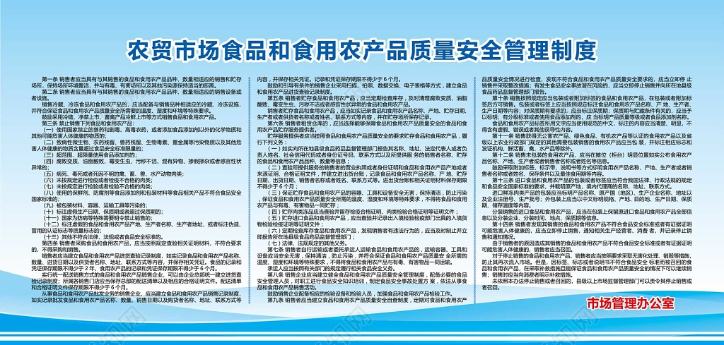 食用農(nóng)產(chǎn)品批發(fā)市場(chǎng)質(zhì)量安全管理體系構(gòu)建與制度完善